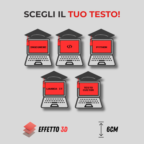 Laptop laurea personalizzato - laptop,