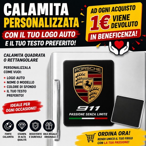 Calamita personalizzata logo - calamita,