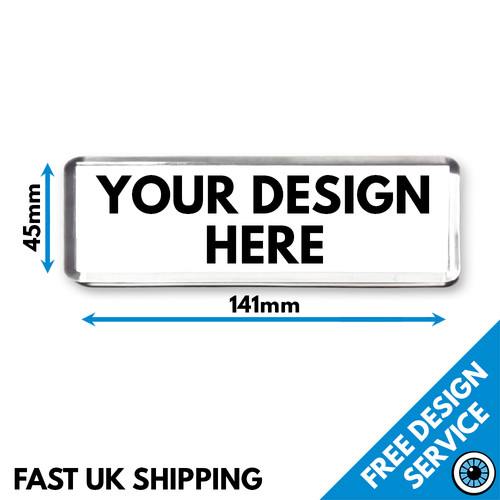 Long custom printed magnet - custom,